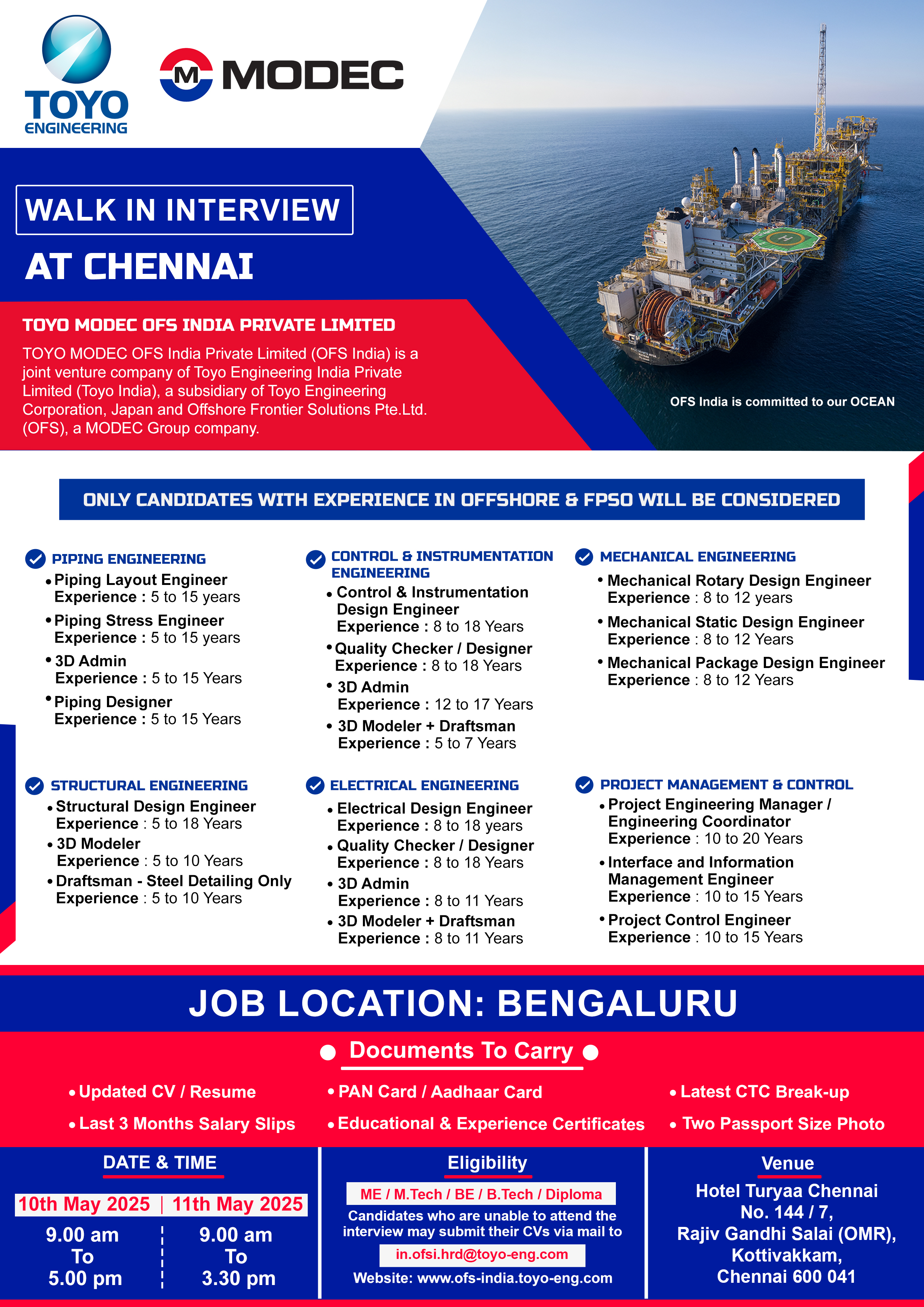 Toyo Hiring Post